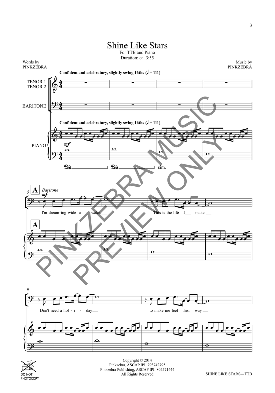 Shine Like Stars (TTB) TTB scores gallery preview page 4