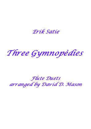 Book cover for Three Gymnopèdies