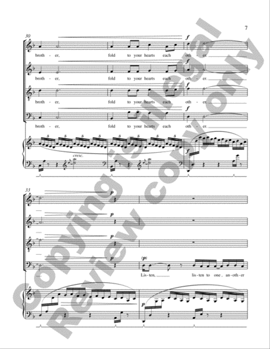 The Tree of Peace The Tree of Peace 4-Part scores gallery preview page 25