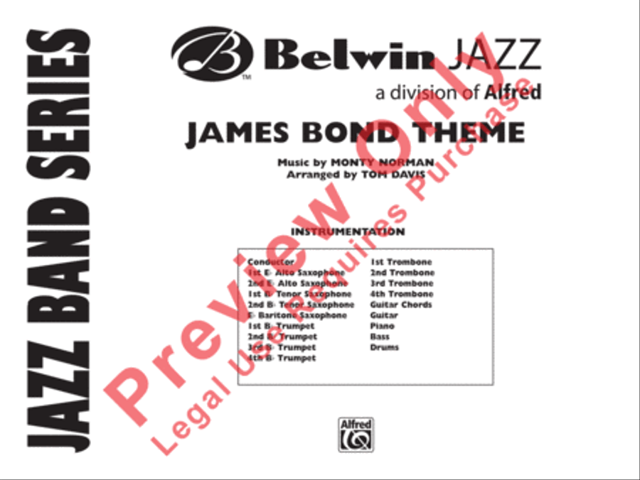 James Bond Theme Jazz Ensemble scores gallery preview page 2