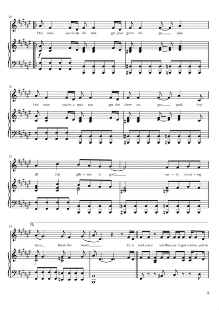 All Star Voice scores gallery preview page 3