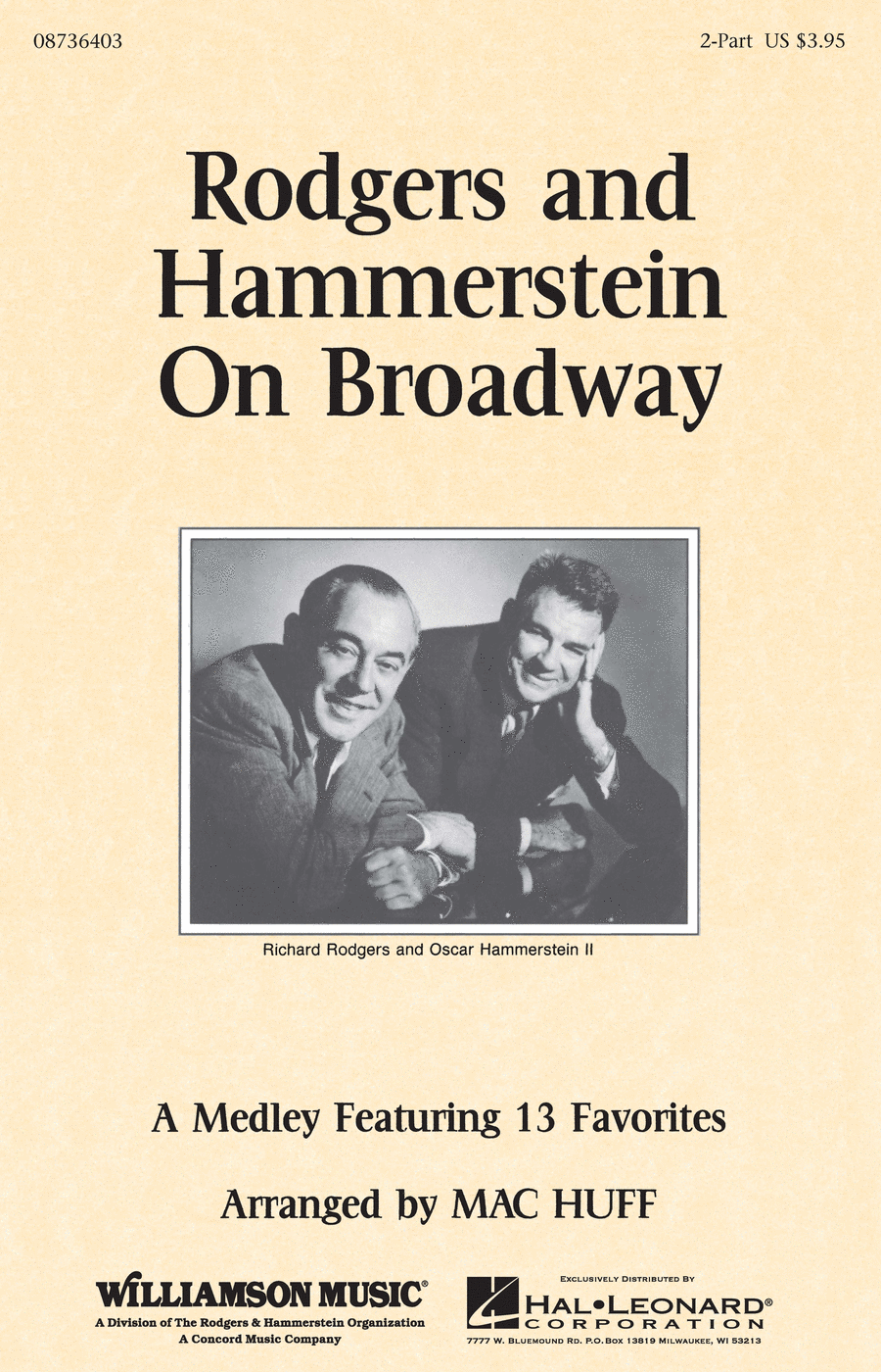 Rodgers and Hammerstein on Broadway (Medley) - 2 Part