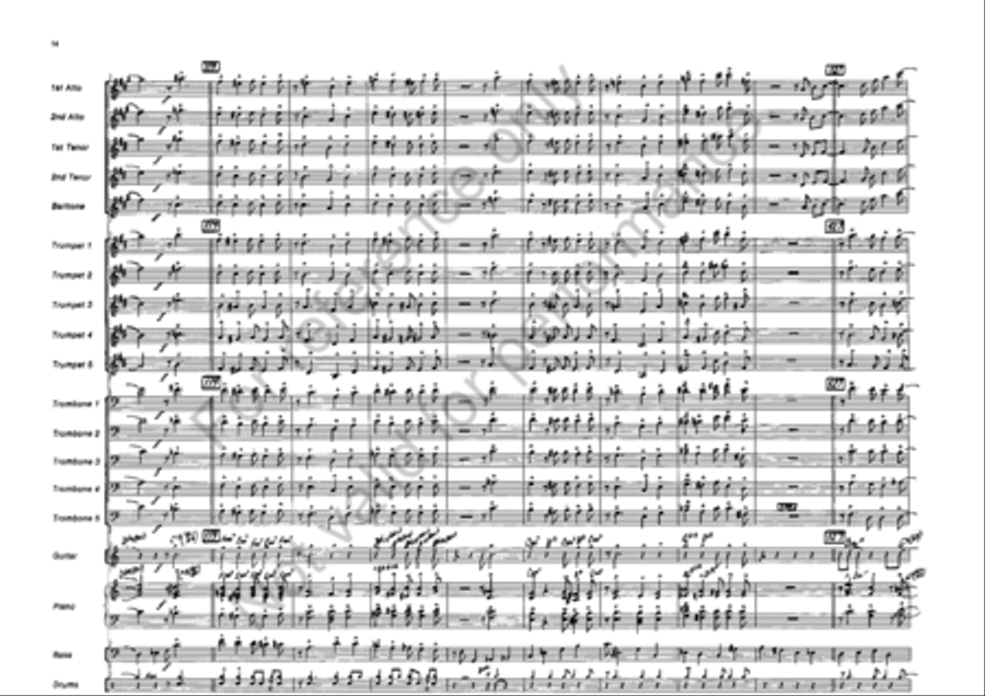 Conversation Piece Jazz Ensemble scores gallery preview page 14