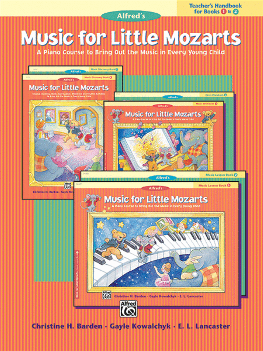 Music for Little Mozarts Teacher's Handbook, Book 1 & 2 Piano Method scores gallery preview page 1