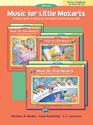 Book cover for Music for Little Mozarts Teacher's Handbook, Book 1 & 2
