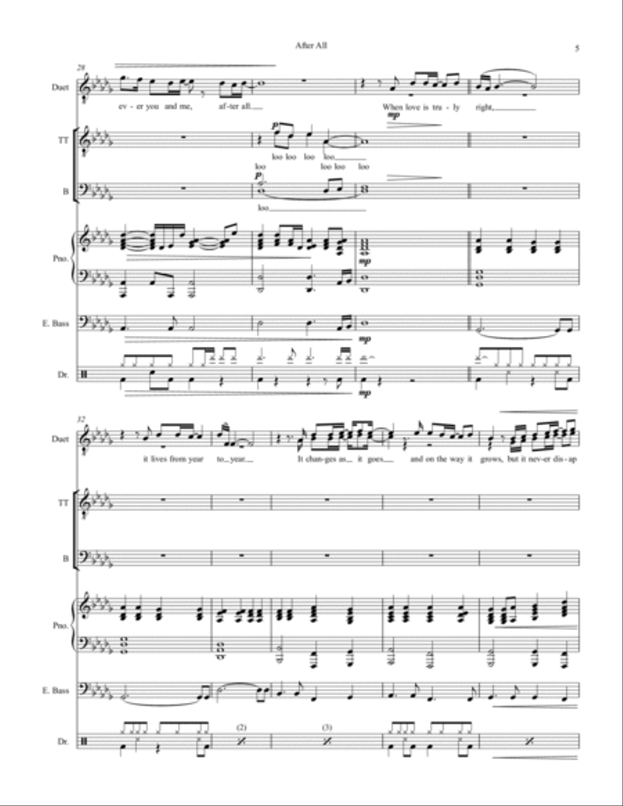 After All Small Ensemble scores gallery preview page 5