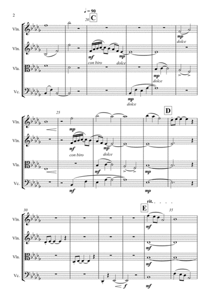String Quartet No. 3 - 1st movement image number null