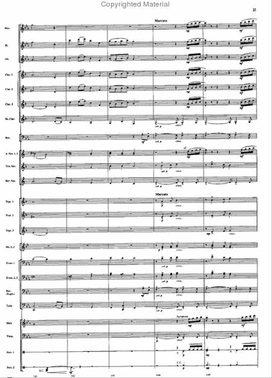 A Vision of Majesty Concert Band scores gallery preview page 30
