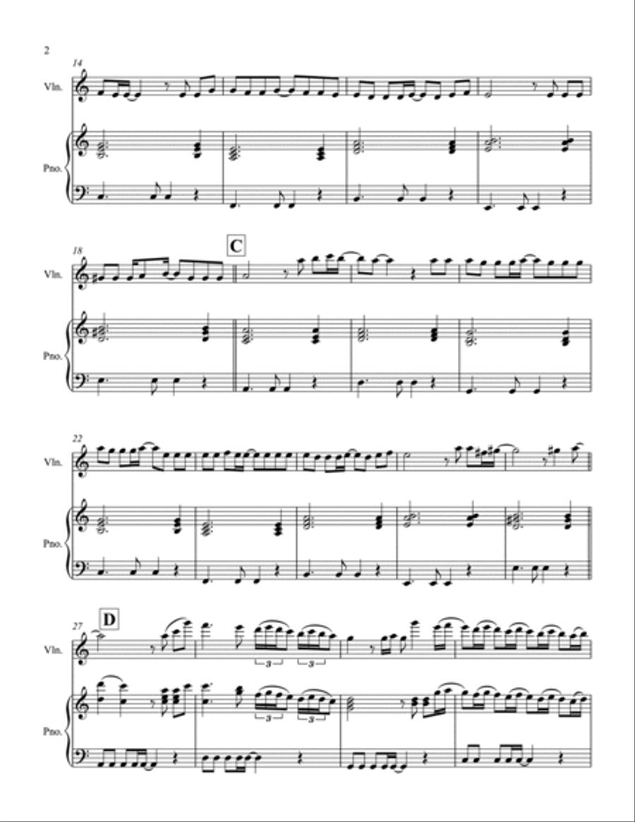 I Will Survive Violin Solo scores gallery preview page 2