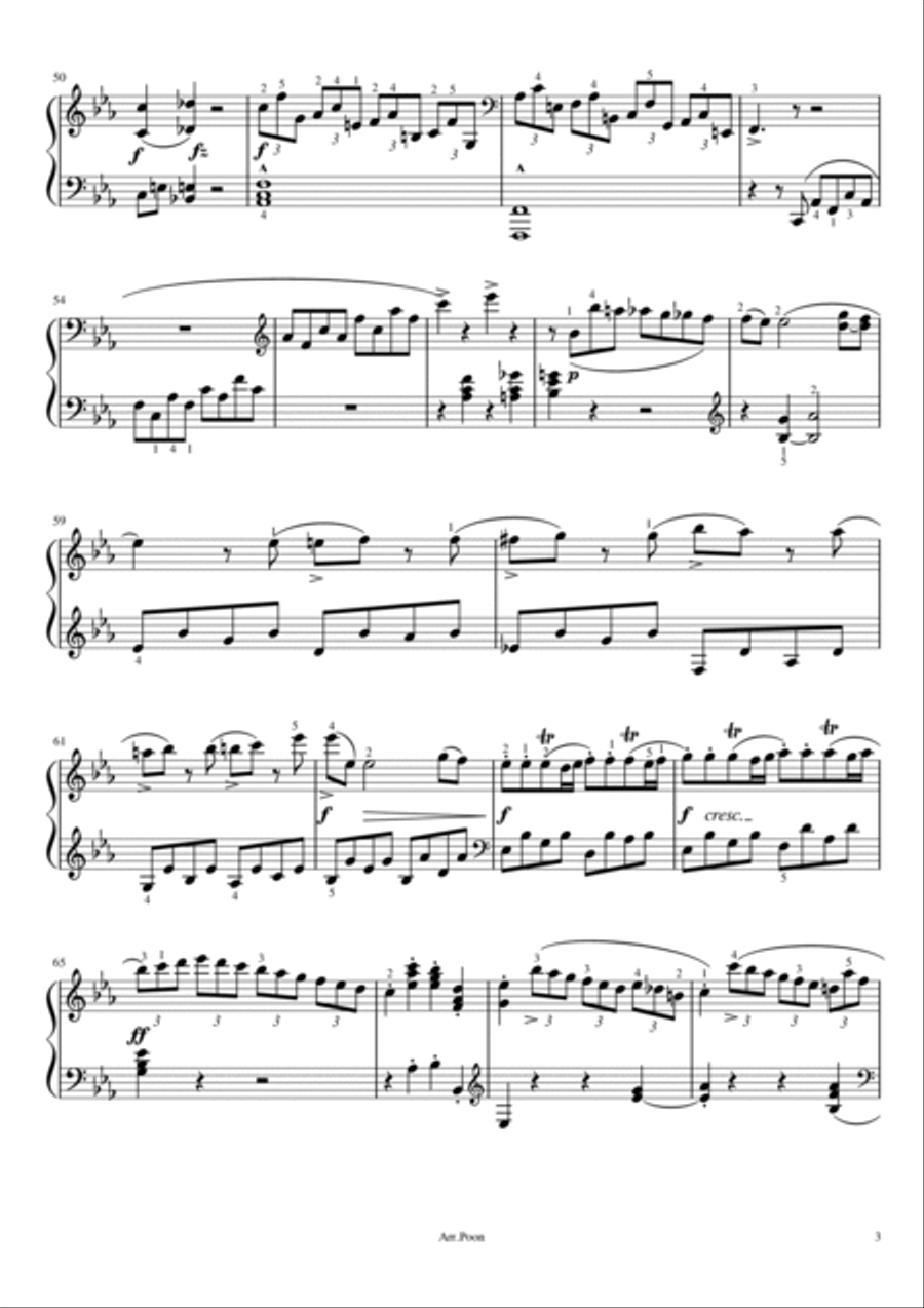 Mozart - Piano Sonata No.14 in C minor K.457 1st Mov