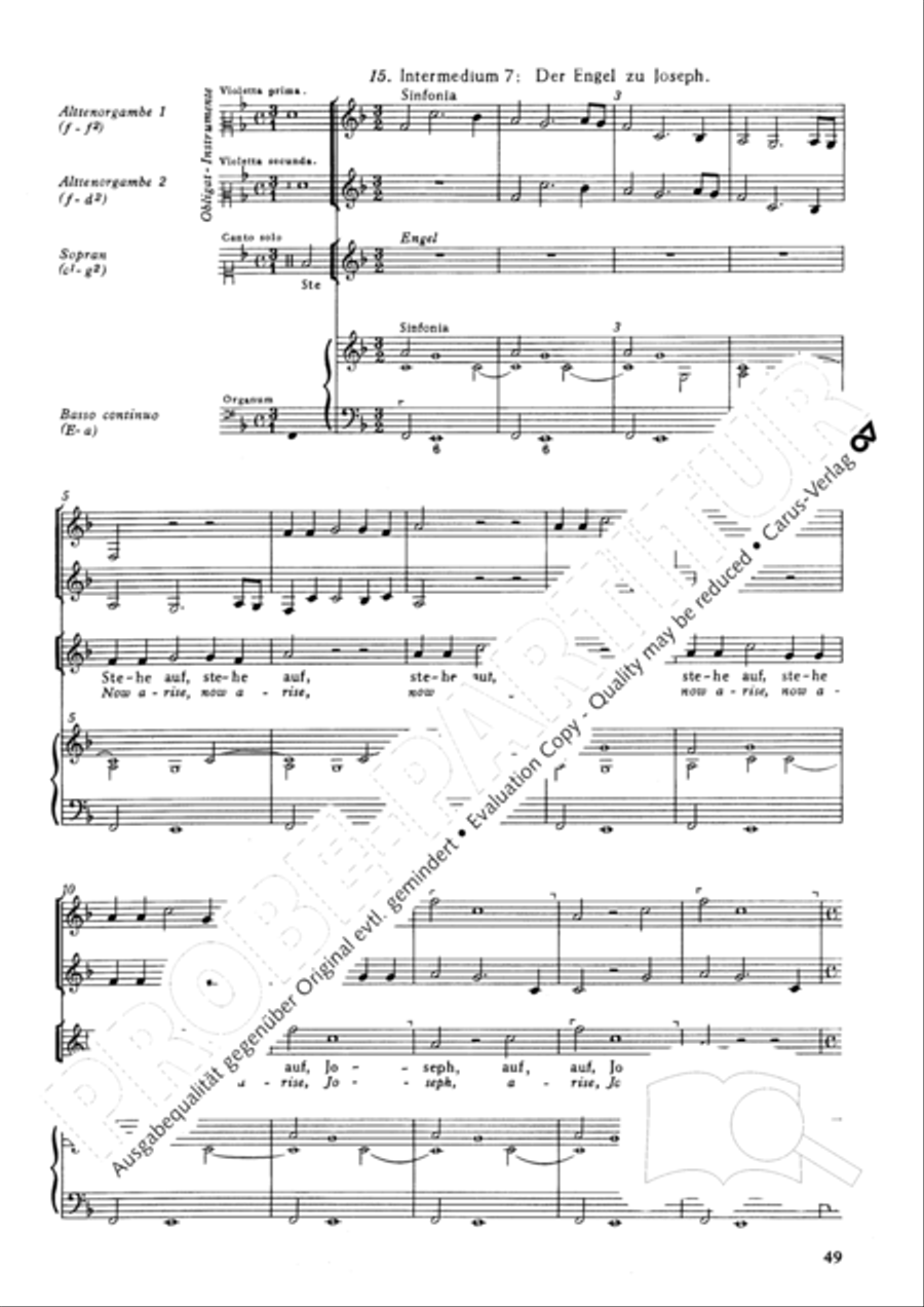 Christmas History (Weihnachts-Historie, SWV 435) Score scores gallery preview page 48