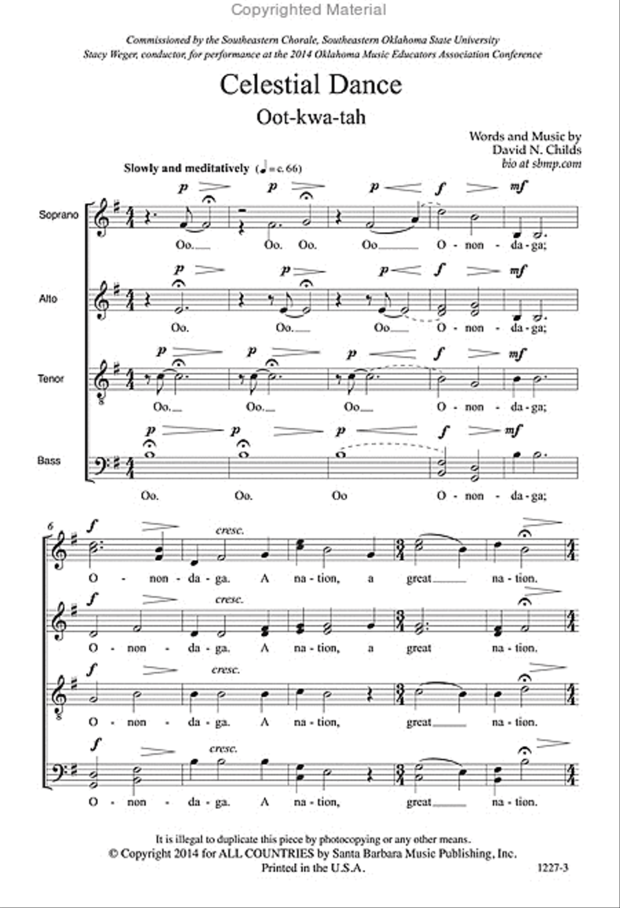 Celestial Dance - SATB divisi Octavo Divisi scores gallery preview page 2