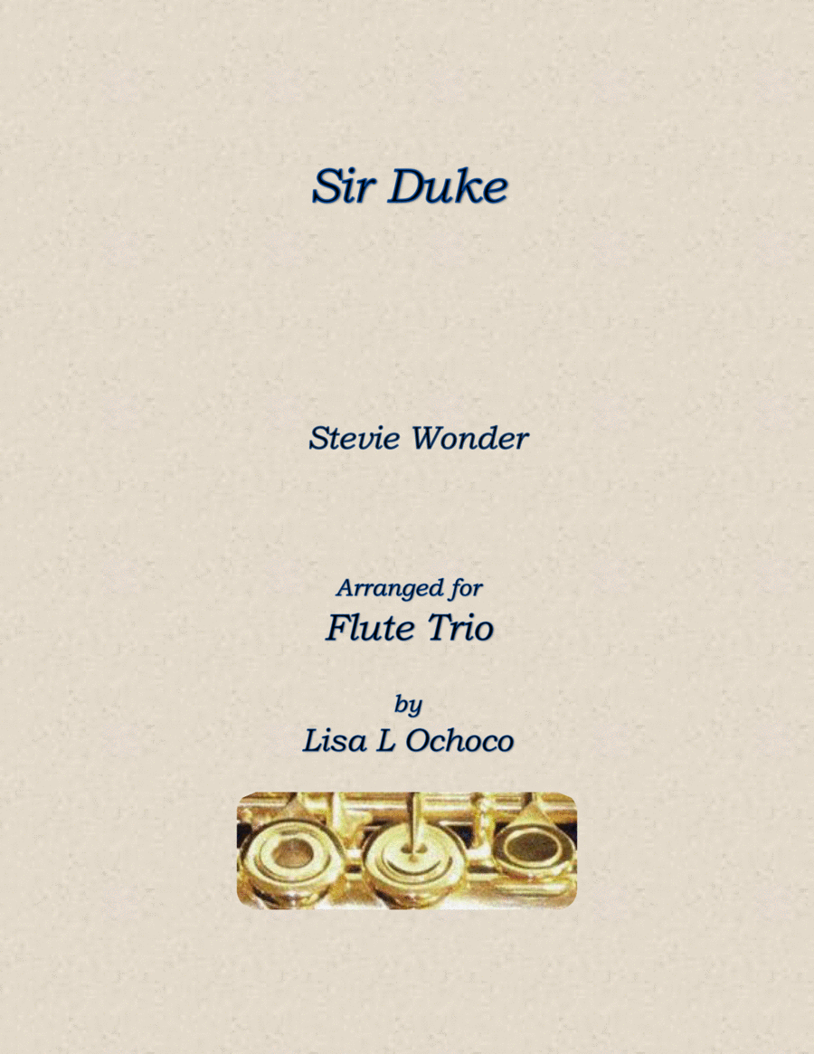 Sir Duke Flute Trio scores gallery preview page 1