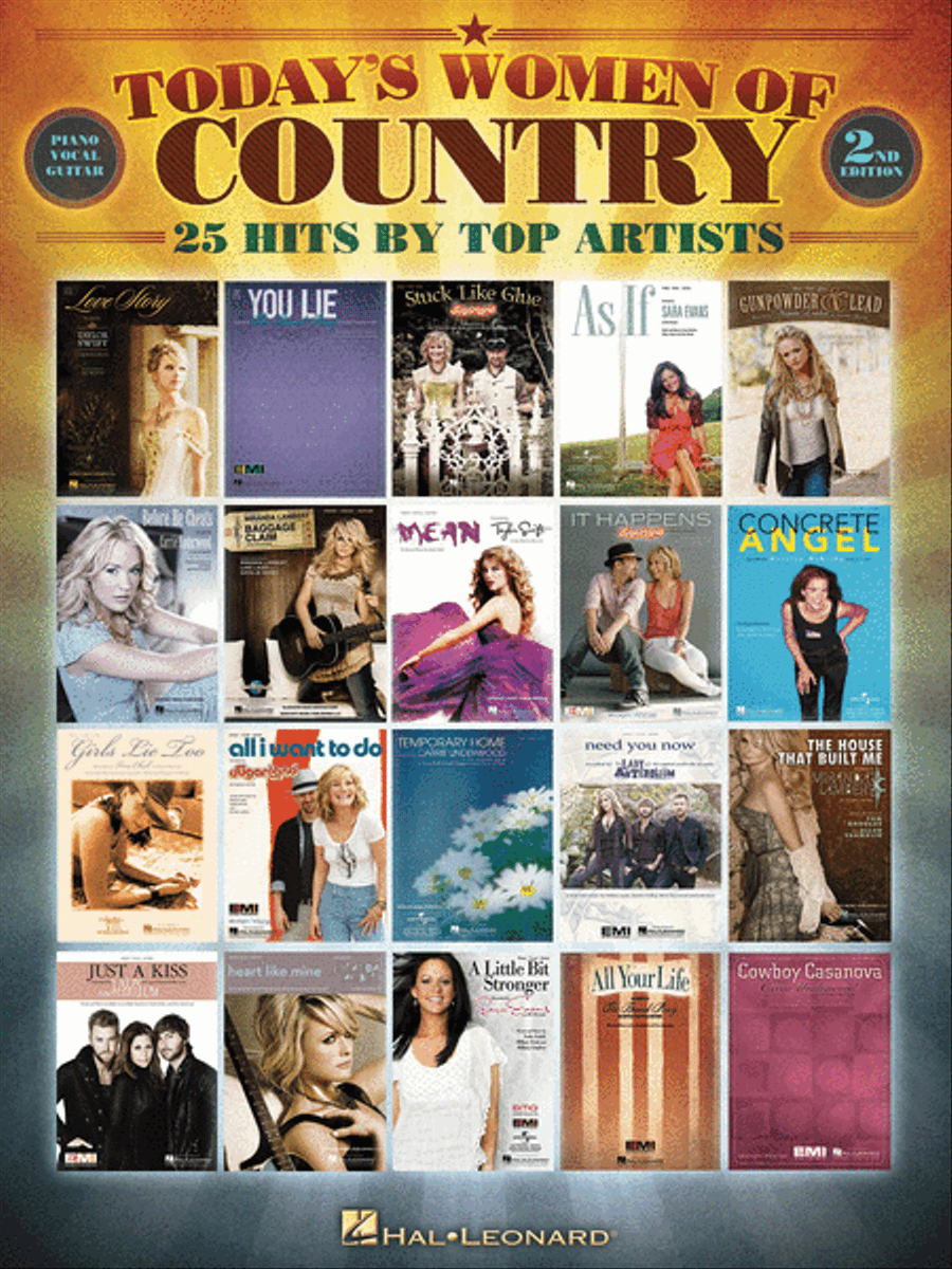 Today's Women of Country - 2nd Edition Piano, Vocal, Guitar scores gallery preview page 1