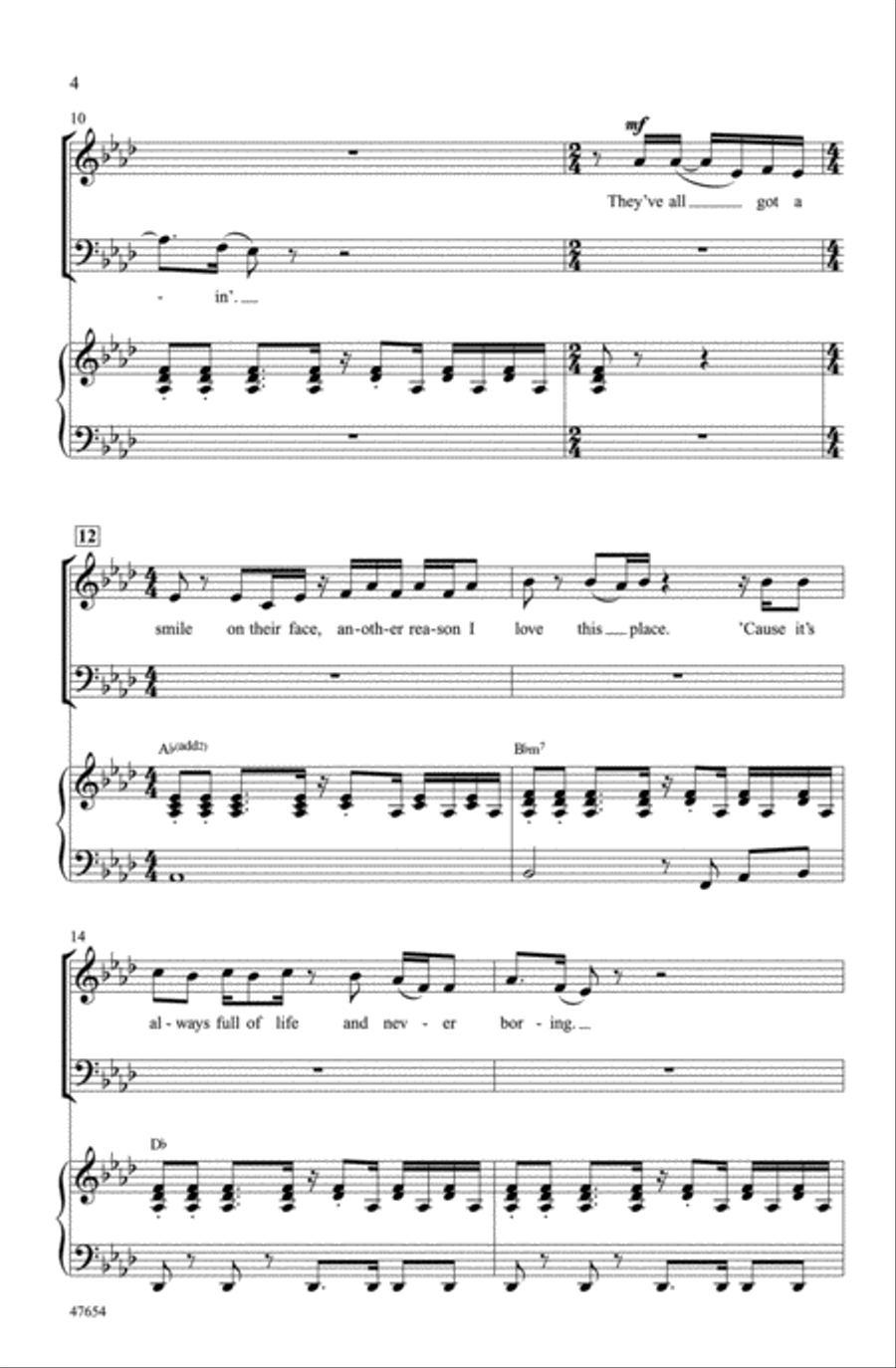 Perfection Perfection Choir scores gallery preview page 3