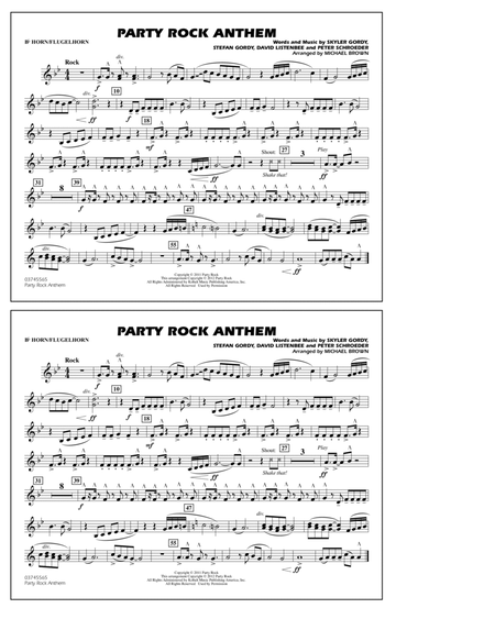 Party Rock Anthem - Bb Horn/Flugelhorn