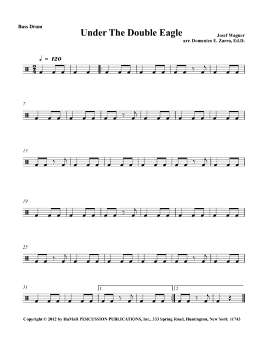 Under The Double Eagle Under The Double Eagle Glockenspiel scores gallery preview page 1