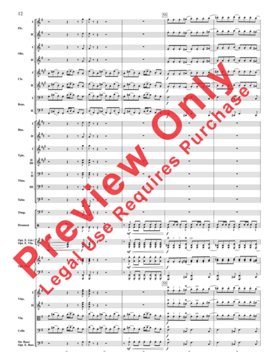 A Mad Russian's Christmas Full Orchestra scores gallery preview page 13