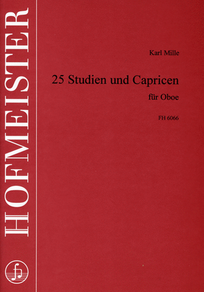 Book cover for 25 Studien und Capricen