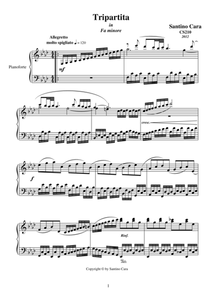 Tripartite in F minor for piano image number null
