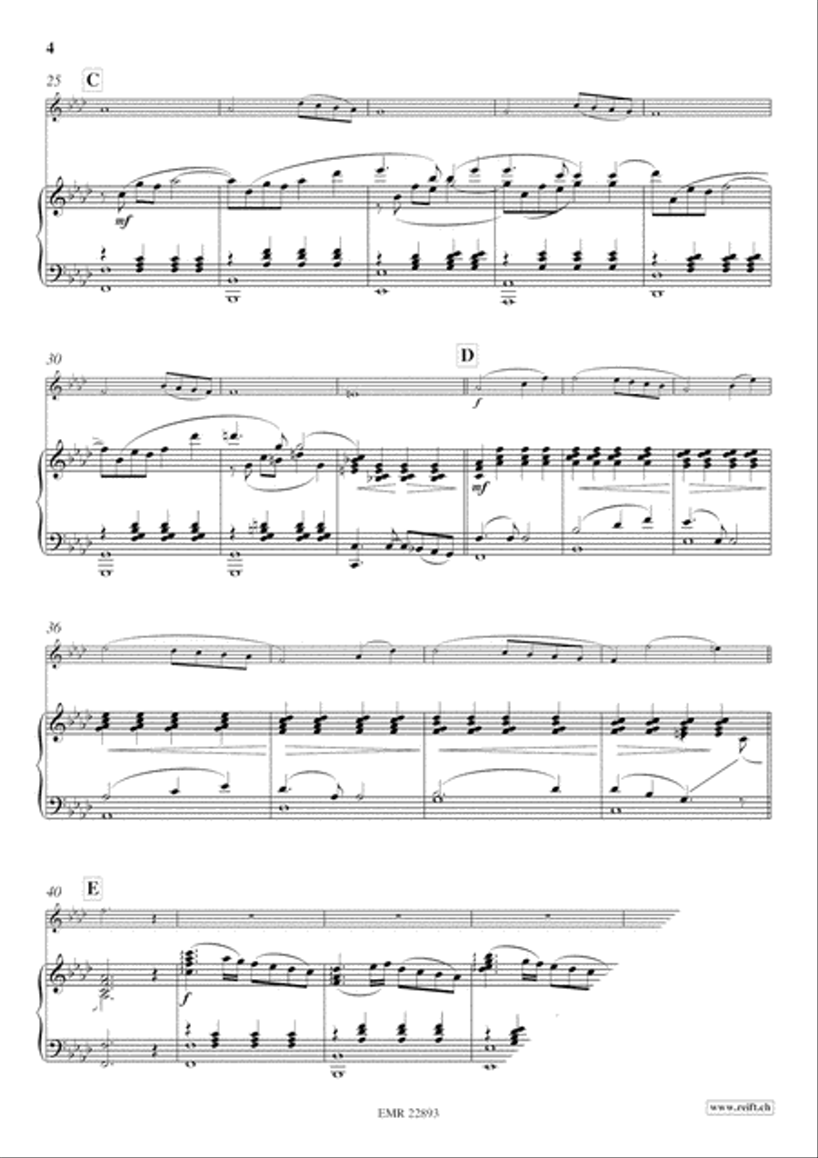 Ave Maria Piano Accompaniment scores gallery preview page 5