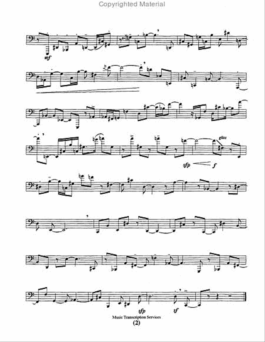 Self Portraits Tuba scores gallery preview page 10
