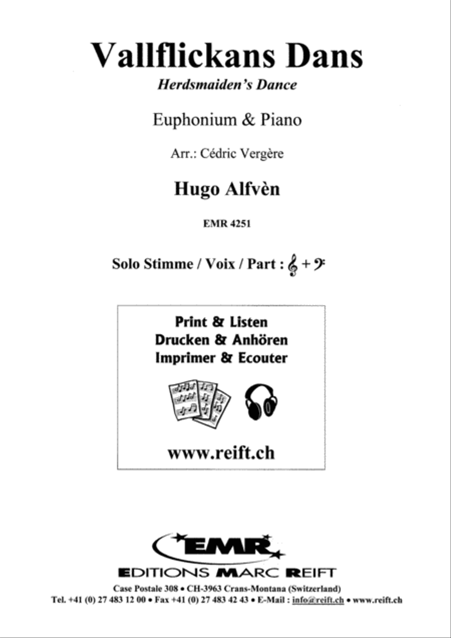 Vallflickans Dans Vallflickans Dans Euphonium scores gallery preview page 2