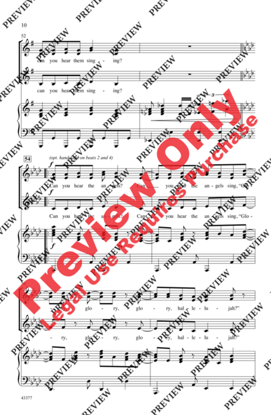 Can You Hear the Angels? Can You Hear the Angels? Women's Choir scores gallery preview page 10