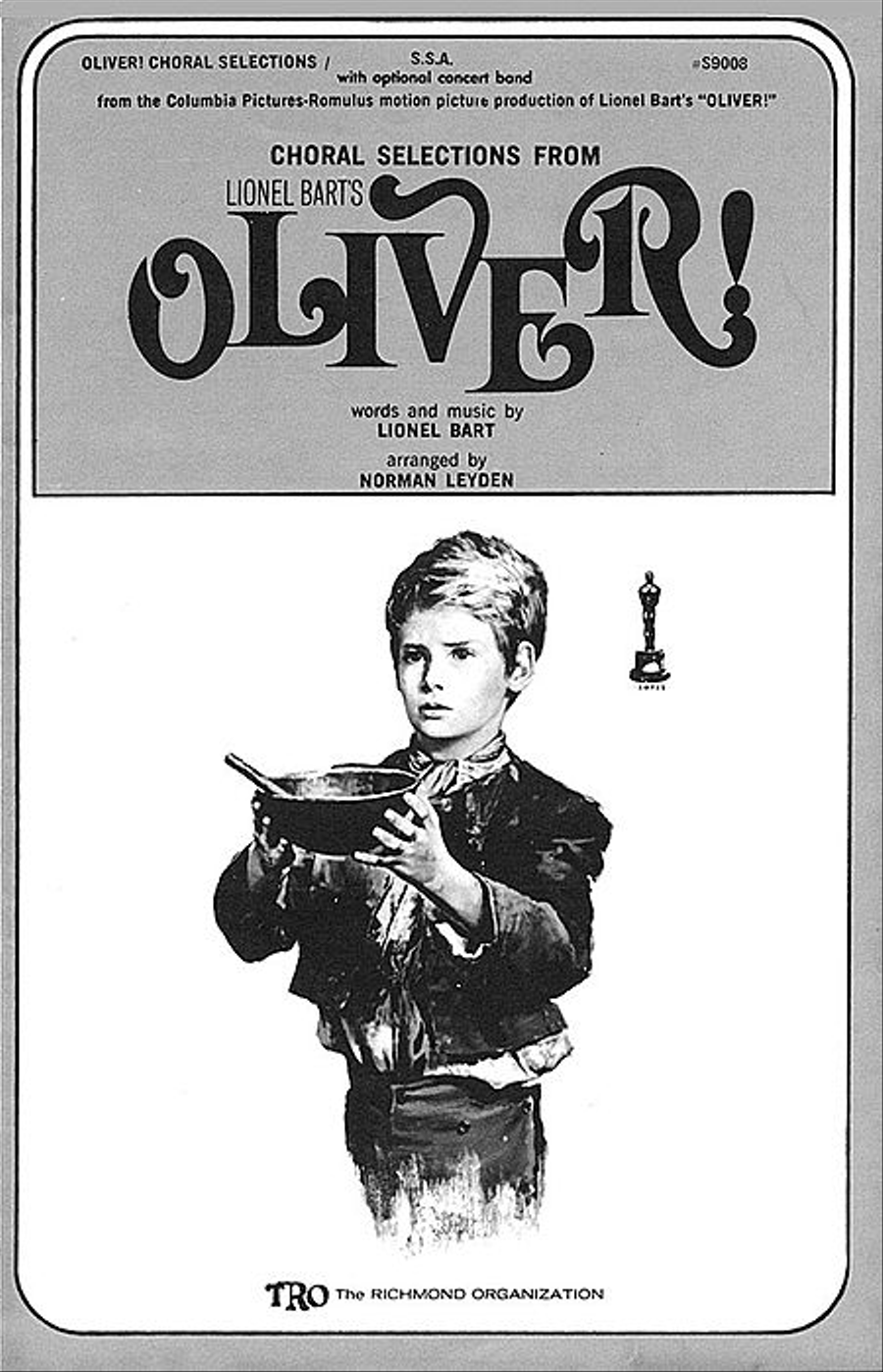 Oliver! (Choral Selections) 3-Part scores gallery preview page 1