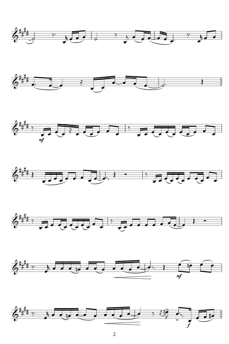 Pure And Simple Clarinet Solo scores gallery preview page 2