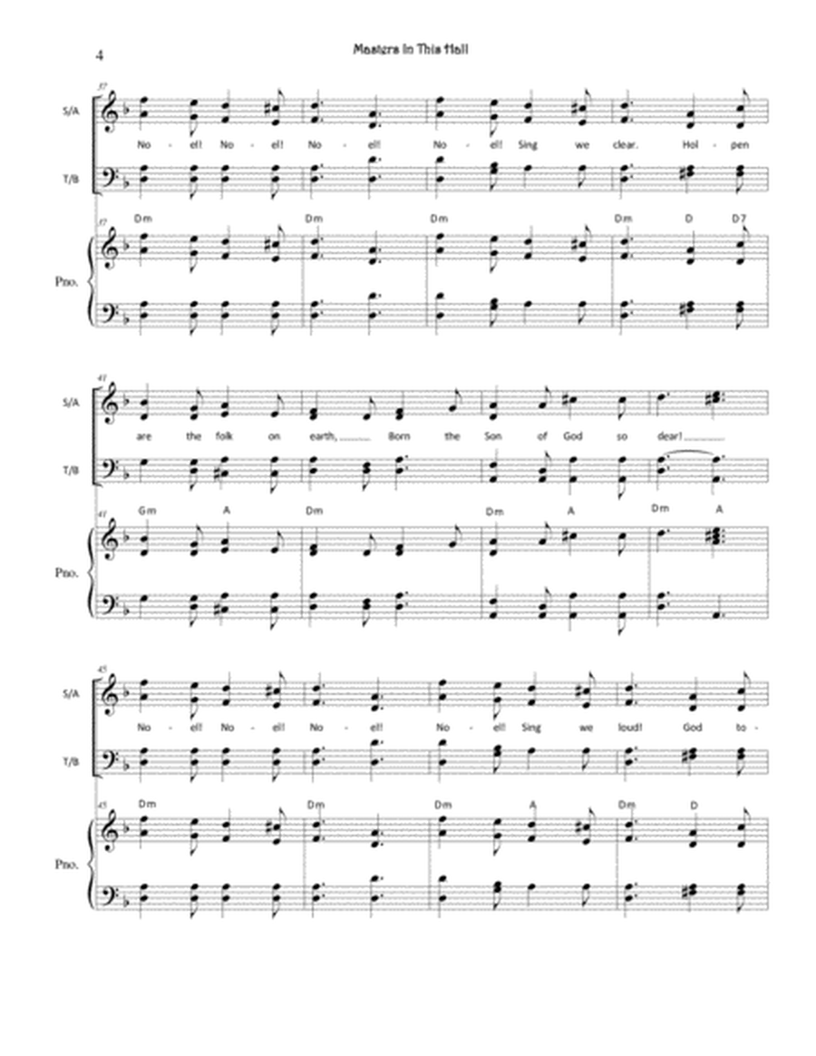 Masters In This Hall (SATB) image number null