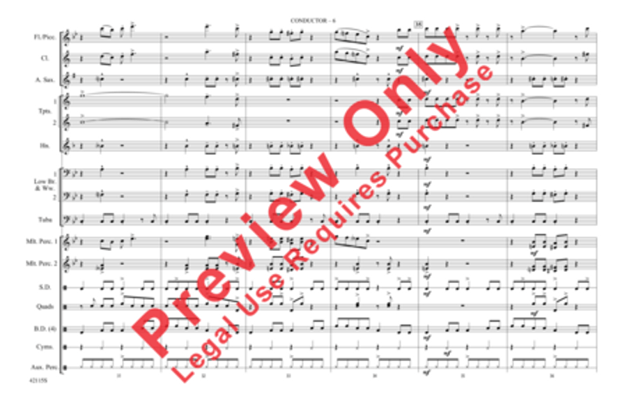You Ought to Be Having Fun / What Is Hip? Marching Band scores gallery preview page 7