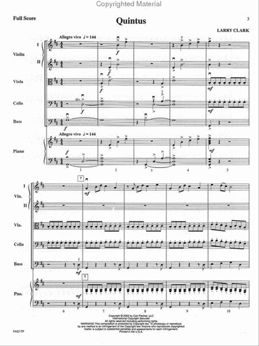 Quintus String Orchestra scores gallery preview page 2