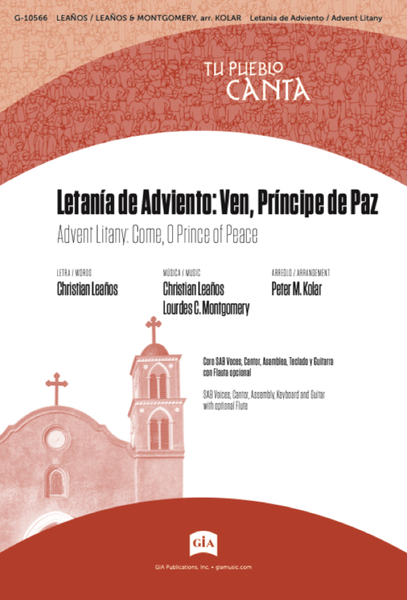 Letanía de Adviento / Advent Litany - Instrument edition