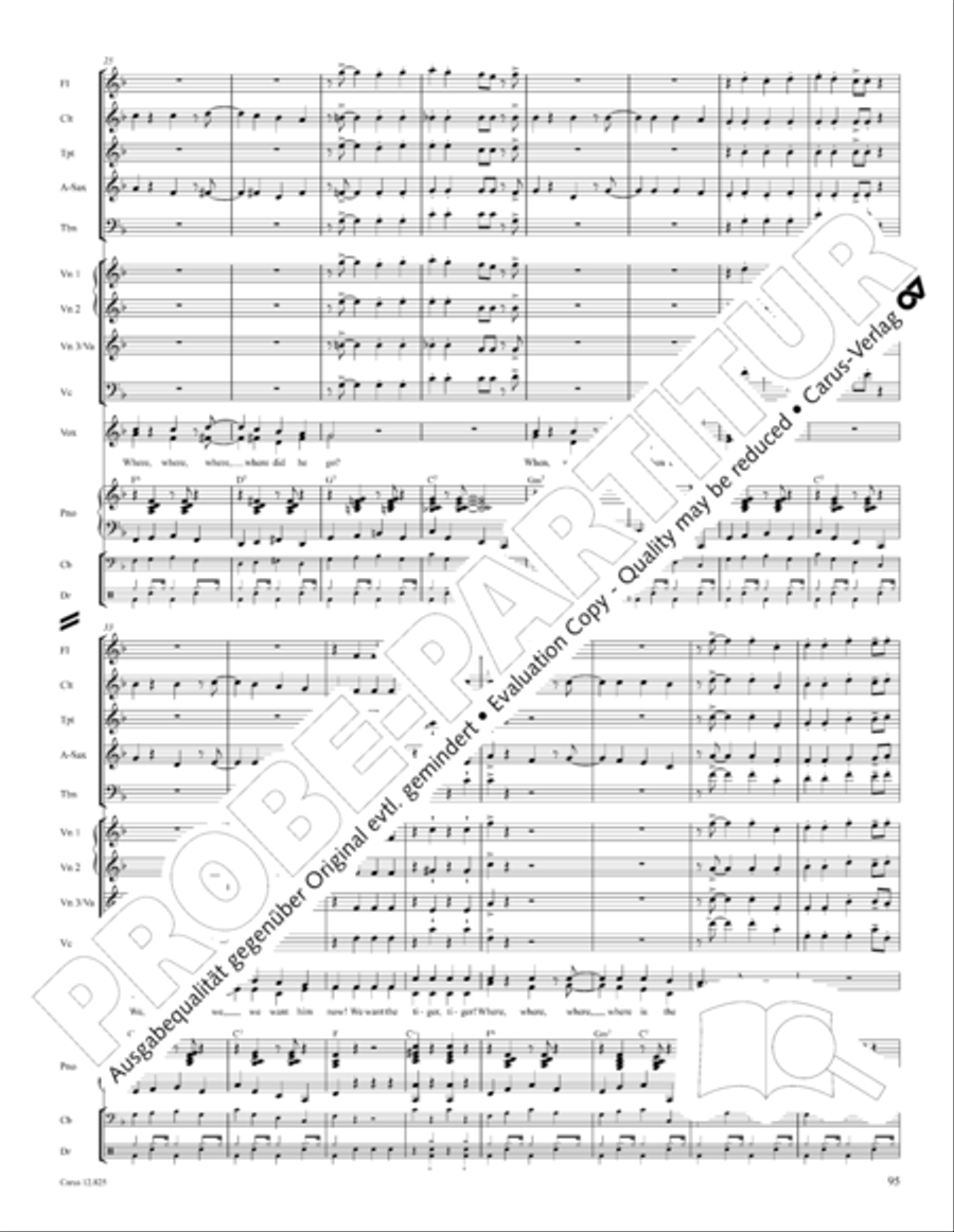 Circus Allegro Choir scores gallery preview page 96