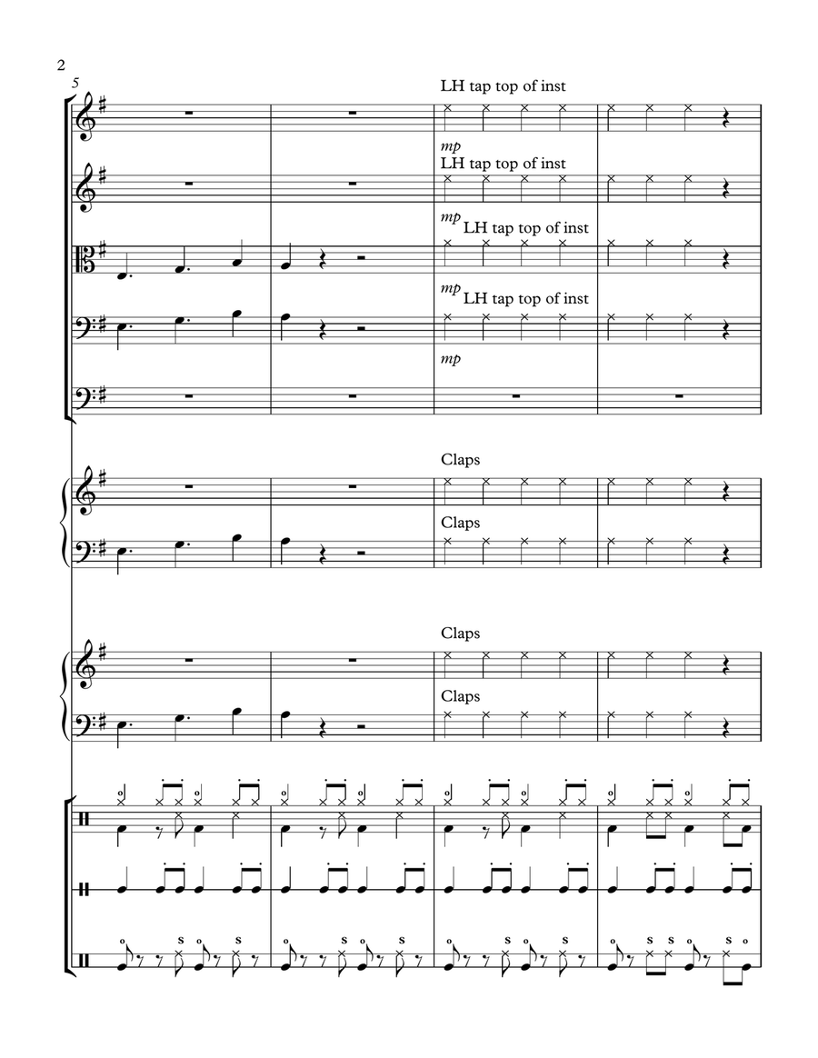 I Like to Listen to Music String Orchestra scores gallery preview page 3