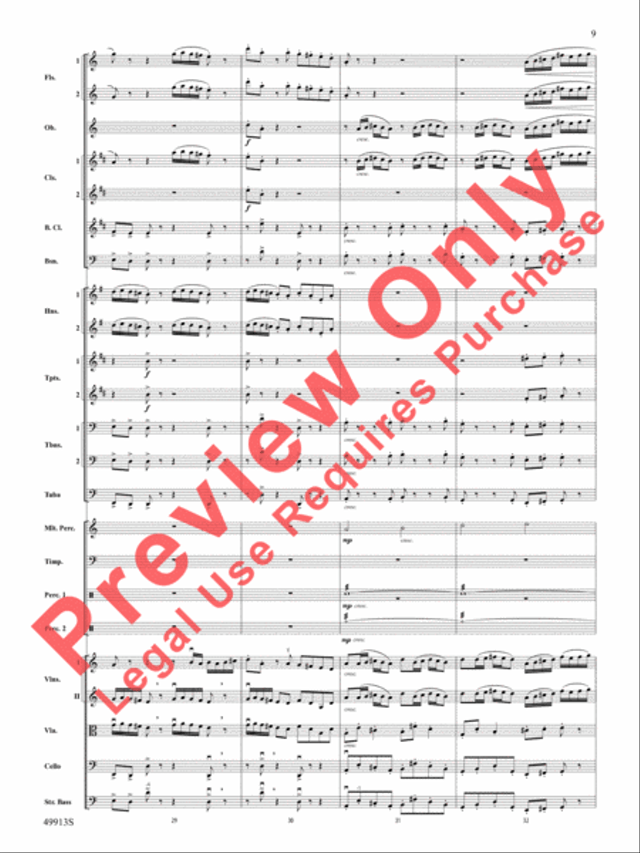 Fantastic Beasts -- The Secrets of Dumbledore Full Orchestra scores gallery preview page 10