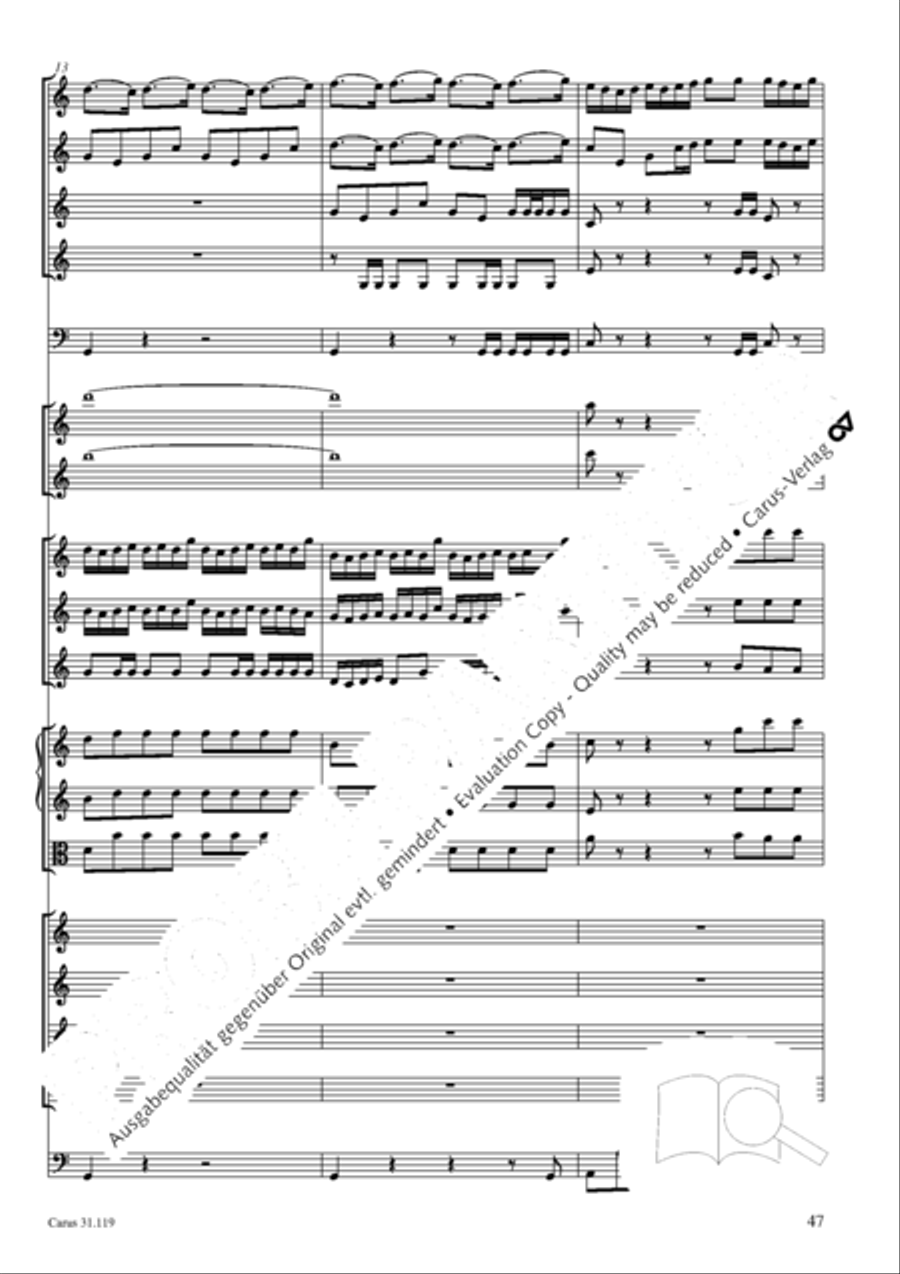 Praise the Lord, O Jerusalem (Preise, Jerusalem, den Herrn) 4-Part scores gallery preview page 48