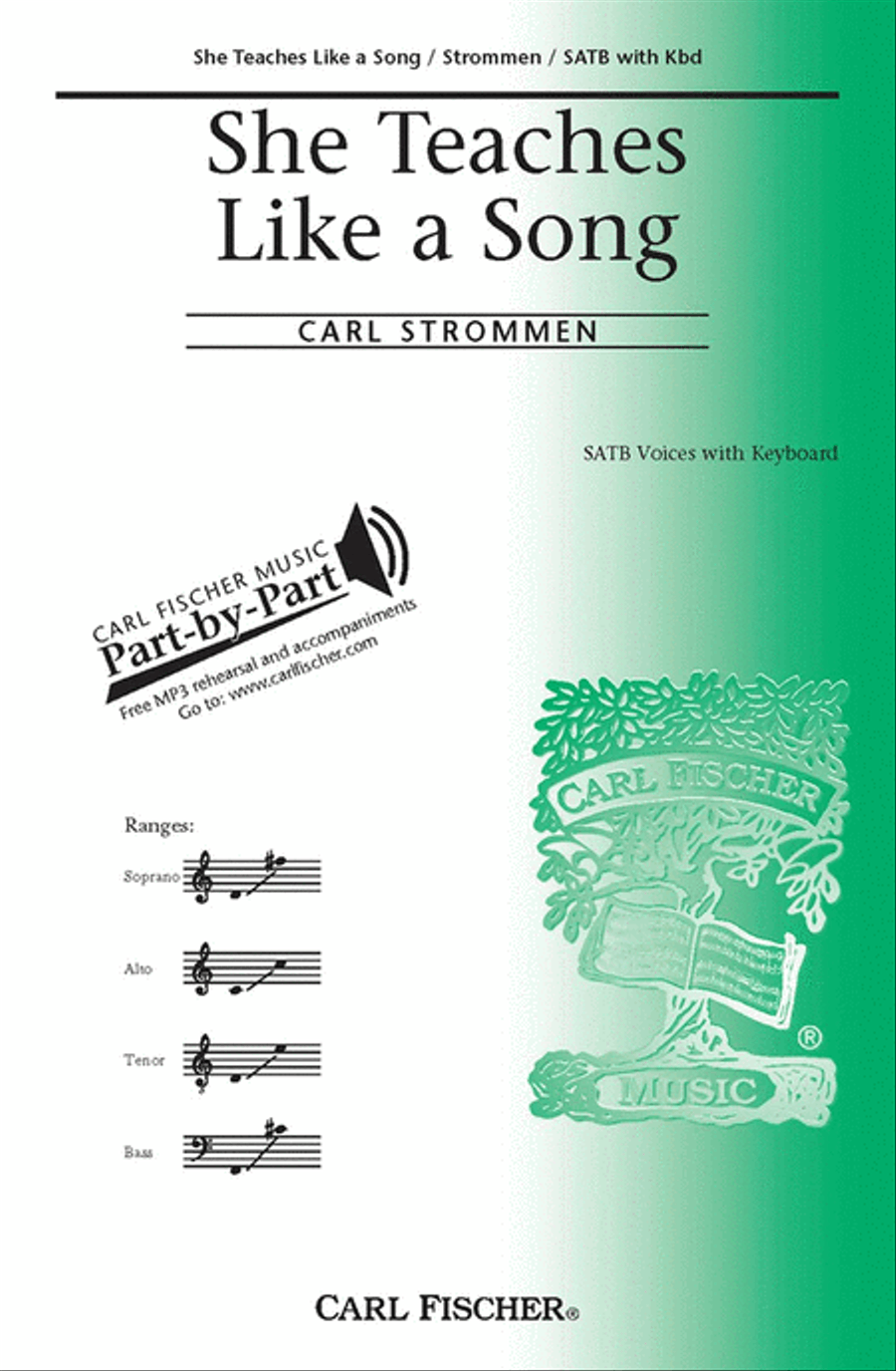 She Teaches Like A Song 4-Part scores gallery preview page 1