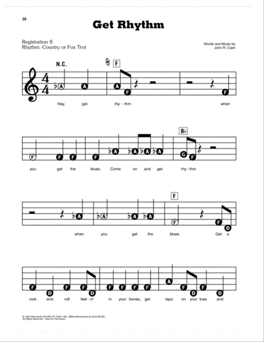 Get Rhythm Electronic Keyboard scores gallery preview page 1