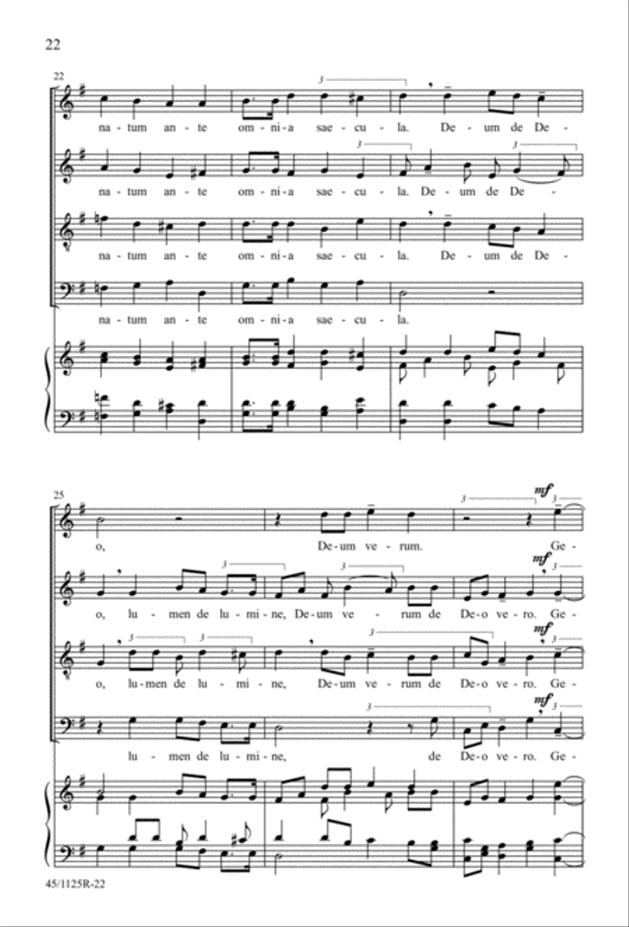 Missa super Dixit Maria Missa super Dixit Maria 4-Part scores gallery preview page 24