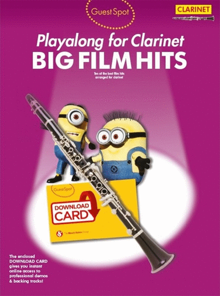 Guest Spot Playalong For Clarinet Big Film Hits