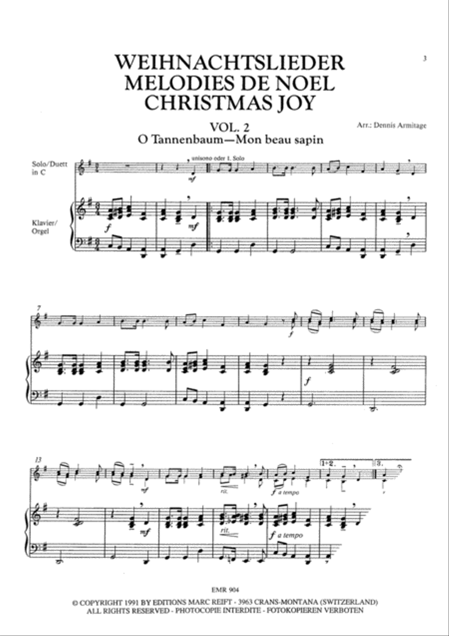 28 Weihnachtsmelodien Vol. 2 Brass Duet scores gallery preview page 3