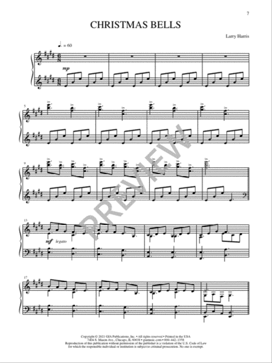 Six Advent Christmas Carols Christmas scores gallery preview page 9