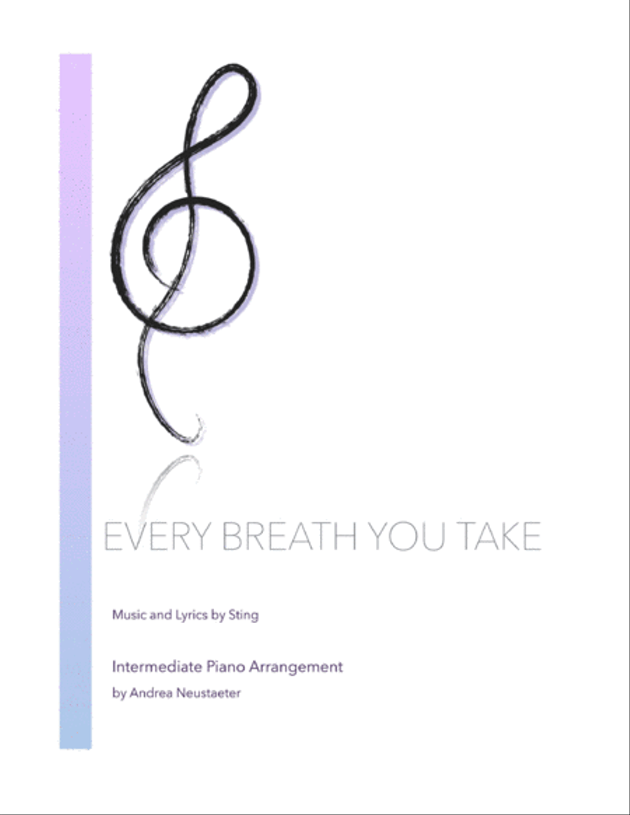 Every Breath You Take Every Breath You Take Piano Solo scores gallery preview page 1