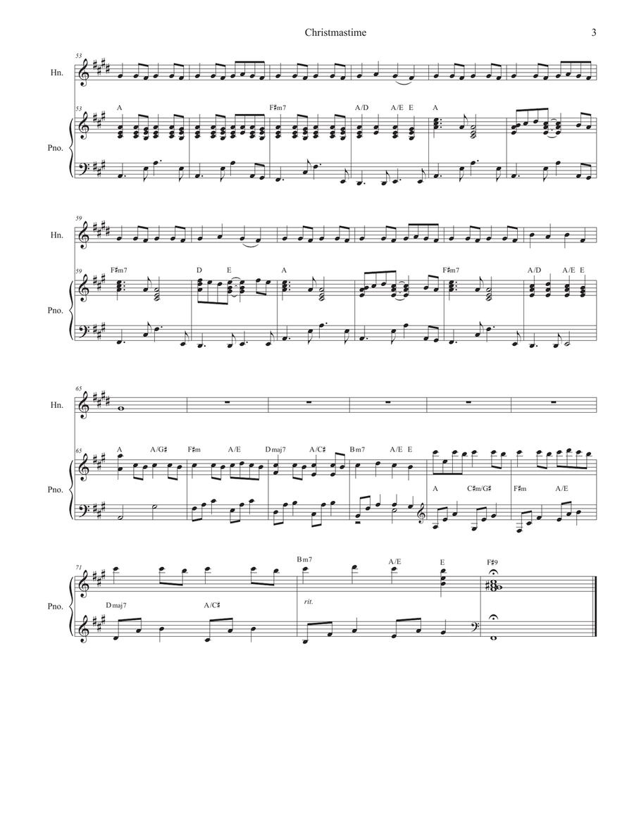 Christmastime Piano scores gallery preview page 3