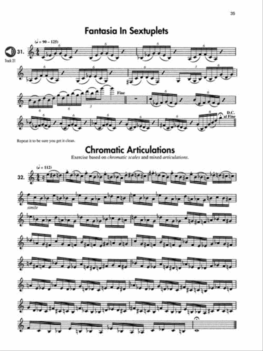 Arturo Sandoval – Playing Techniques & Performance Studies for Trumpet – Volume 3 (Advanced) Trumpet scores gallery preview page 7