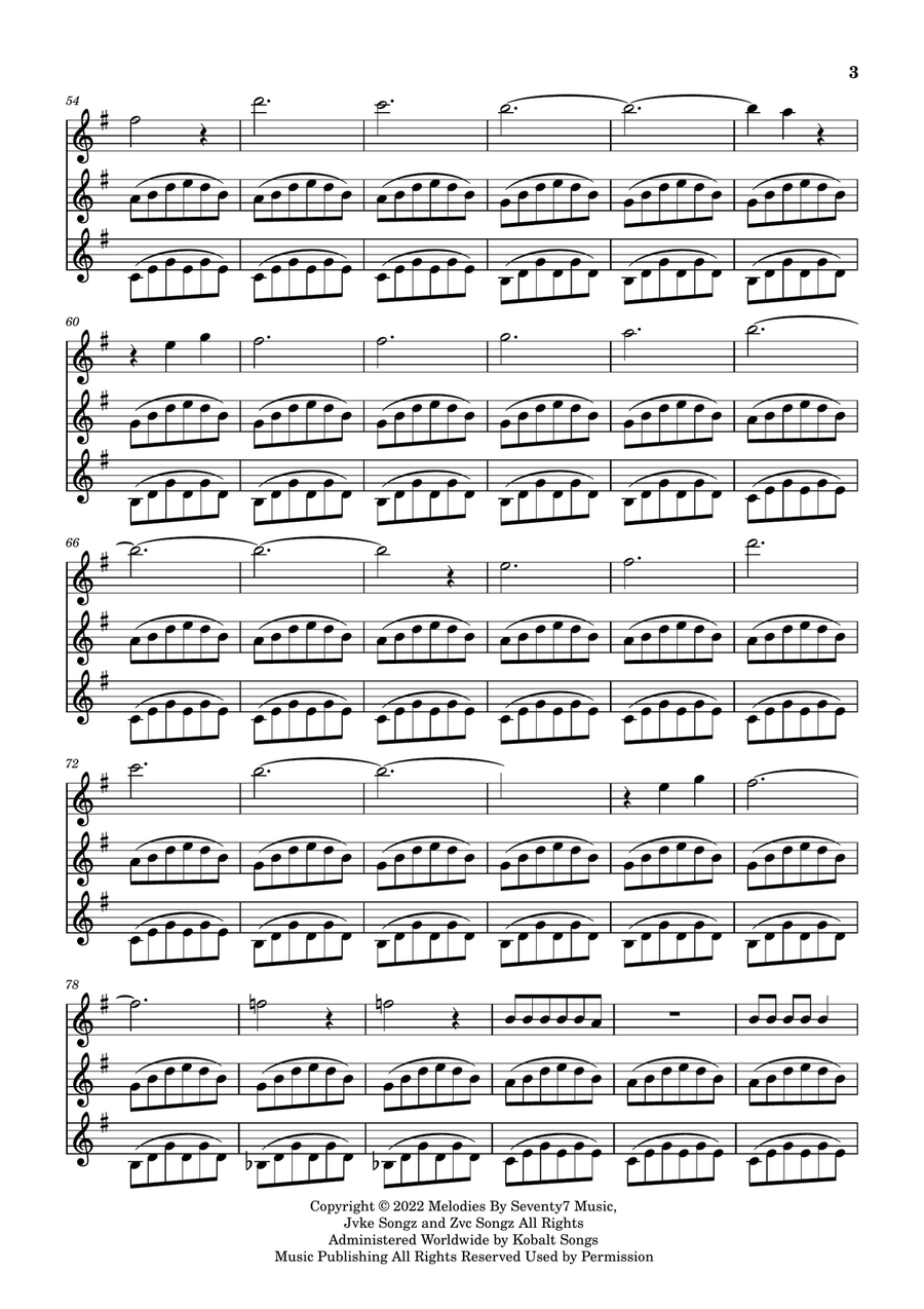Golden Hour String Trio scores gallery preview page 4