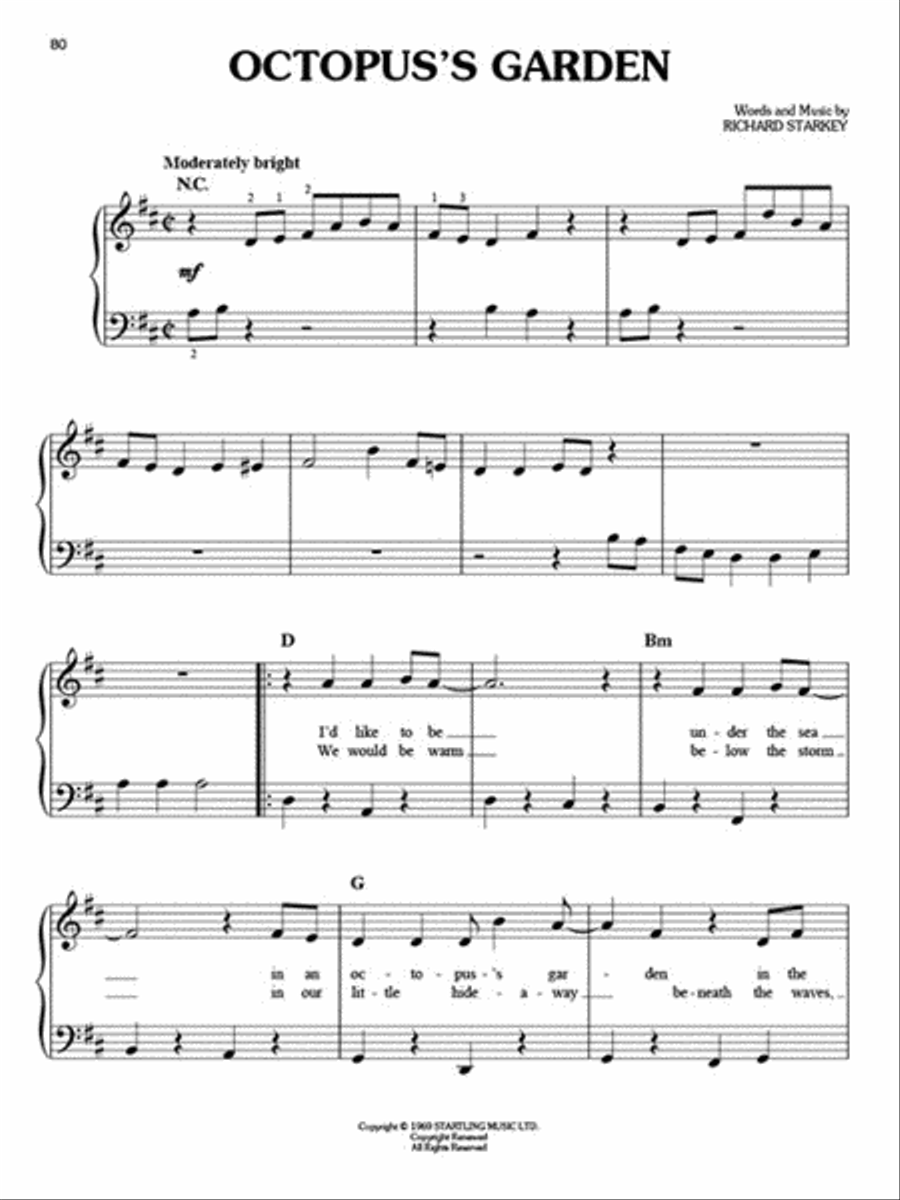 First 50 Kids' Songs You Should Play on the Piano Easy Piano scores gallery preview page 4