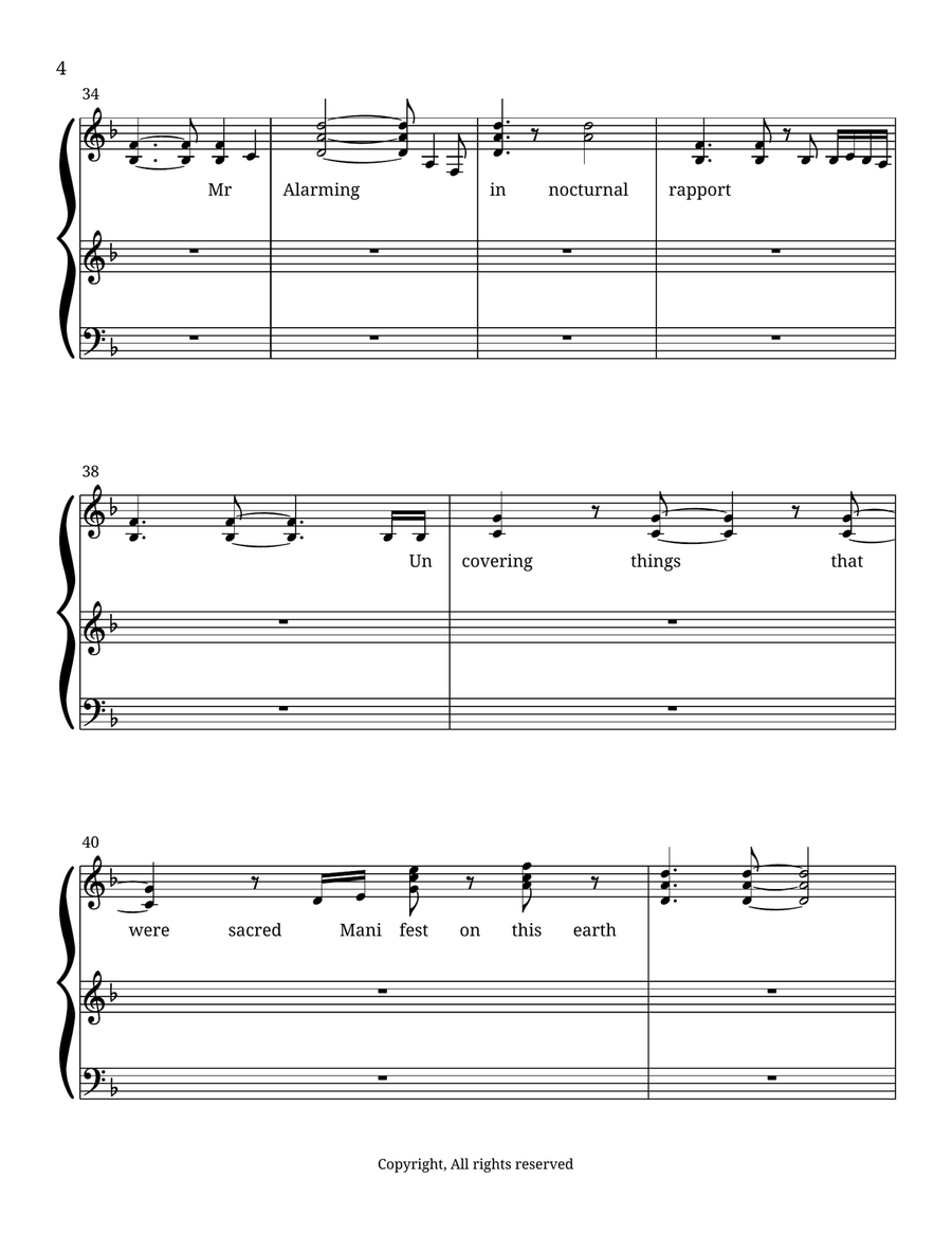 Mr. Crowley Mr. Crowley Organ Solo scores gallery preview page 4